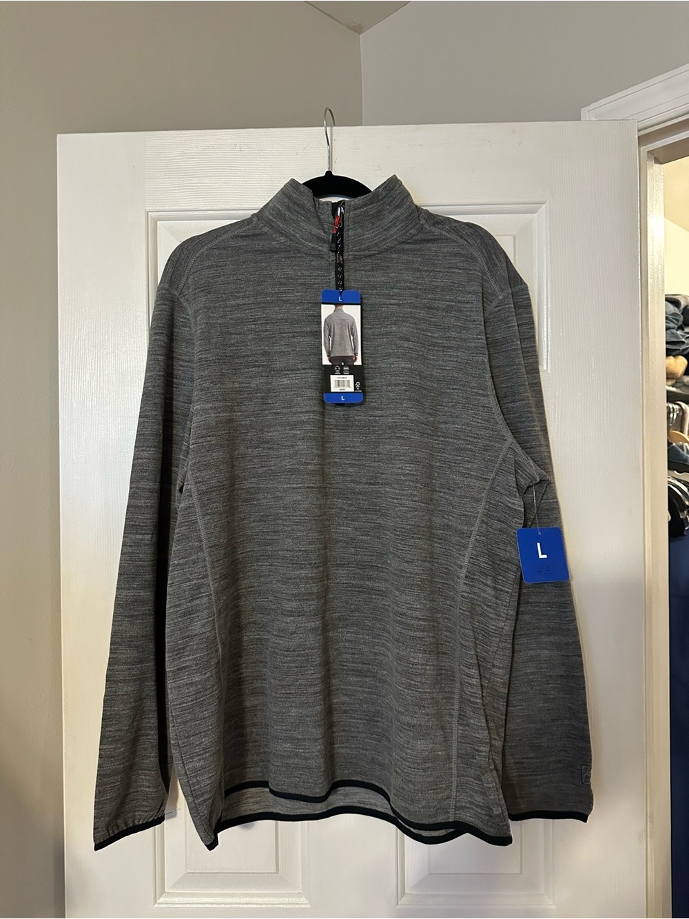 Avalanche Men's Zip-Up Sweater - Heather Gray